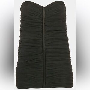 Elegant Black Strapless Dress